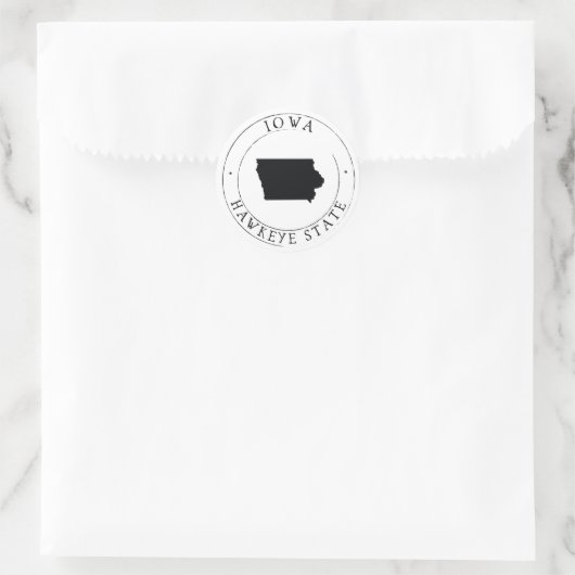 Iowa State Sticker Envelope Seal (Tas)