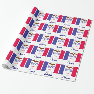 Iowa Statenvlag Cadeaupapier