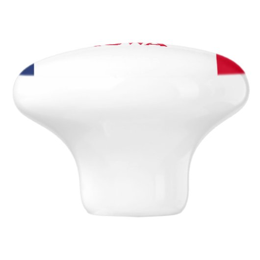 Iowa Statenvlag Keramische Knop (Zijkant)