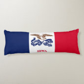 Iowa Statenvlag Lichaamskussen (Achterkant)