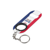 Iowa Statenvlag Mini Flessenopener (Achterkant Gekanteld)