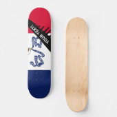 Iowa Statenvlag Persoonlijk Skateboard (Voorkant)