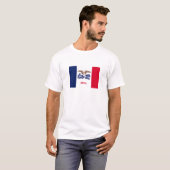 Iowa Statenvlag T-shirt (Voorkant volledig)