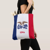 Iowa Statenvlag Tote Bag (Dichtbij)
