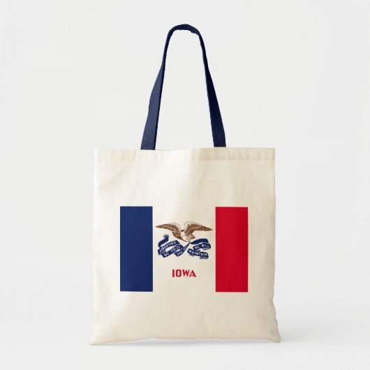 Iowa Statenvlag Tote Bag (Voorkant)