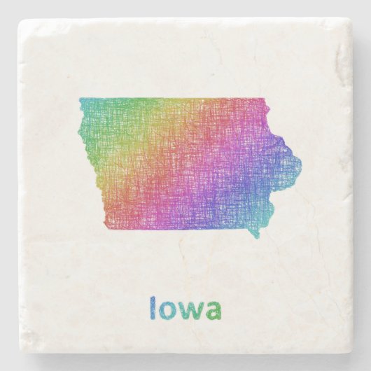 Iowa Stenen Onderzetter (Voorkant)