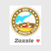 Iowa Sticker (Vel)