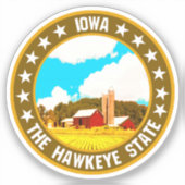 Iowa Sticker (Voorkant)