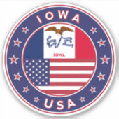 Iowa Sticker (Voorkant)