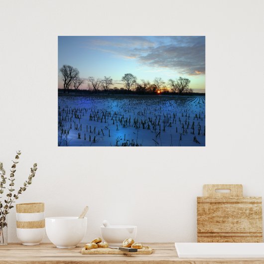 Iowa Sunrise Poster (Keuken)