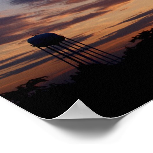 Iowa Sunset Poster (Hoek)