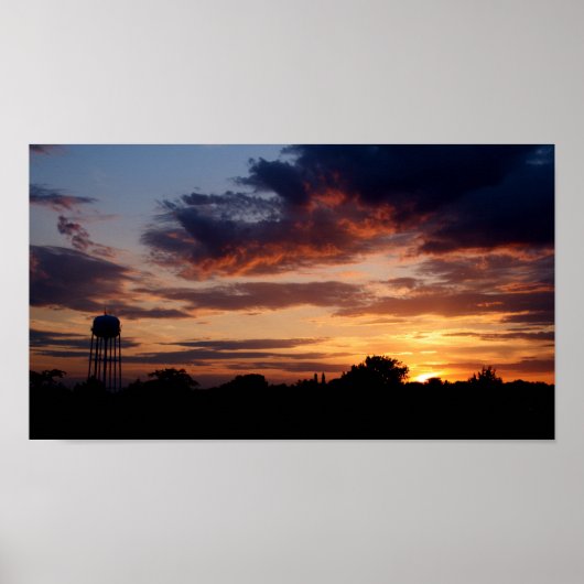 Iowa Sunset Poster (Voorkant)