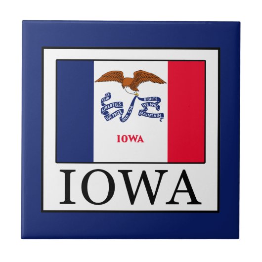 Iowa Tegeltje (Voorkant)