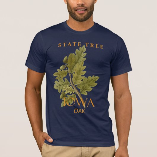 Iowa Territory Eik T-shirt (Voorkant)
