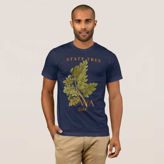 Iowa Territory Oak Tree T-shirt (Voorkant volledig)
