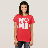 Iowa Thuis Hart Staat T-Shirt (Voorkant volledig)