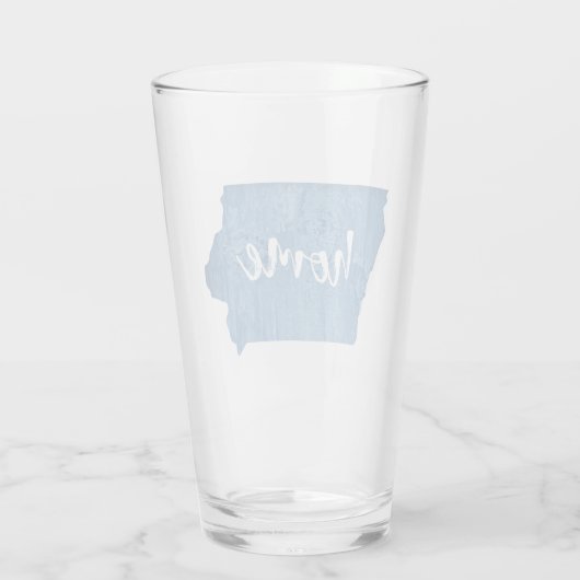 Iowa Thuis Houtstructuur Glas (Achterkant)