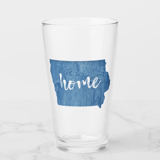 Iowa Thuis Houtstructuur Glas (Voorkant)