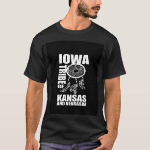 Iowa Tribe van Kansas en Nebraska Graphic T-Shirt. T-shirt