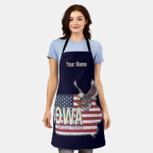 Iowa United States Retro State Map  USA