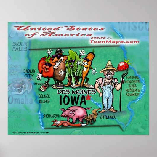Iowa USA Poster (Voorkant)