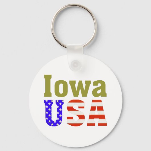 Iowa USA! Sleutelhanger (Voorkant)