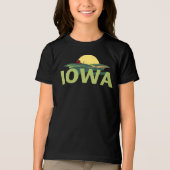 Iowa Verenigde Staten Tri-Blend Shirt (Voorkant)