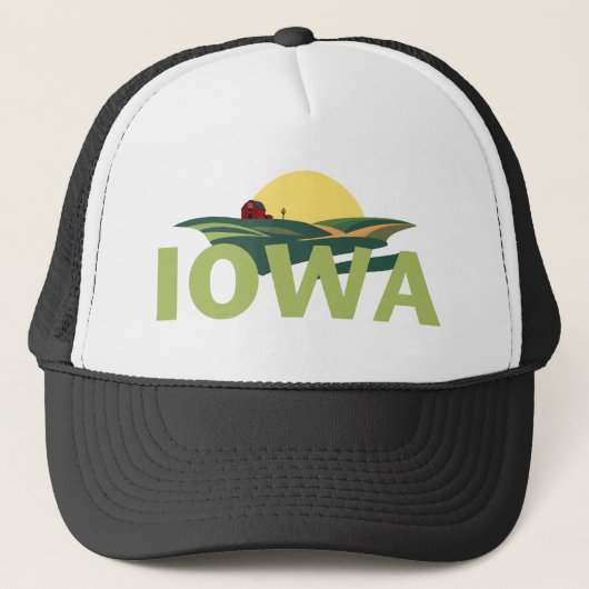 Iowa Verenigde Staten Trucker Pet (Voorkant)