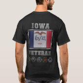 Iowa Veteran Tshirt (Achterkant)