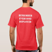 Iowa Veterans Buitenshuis Ervaar rood t-shirt (Achterkant)