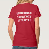 Iowa Veterans Outdoor Experience R.E.D. V-hals T-shirt (Achterkant)