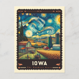 Iowa | Vincent van Gogh geïnspireerd Briefkaart