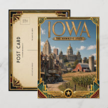 Iowa Vintage Art Deco Gouden Tijdperk