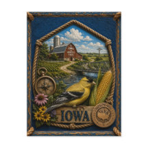 Iowa Vintage Reisansichtkaart