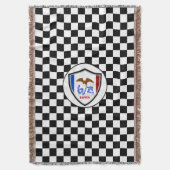 Iowa vlag deken (Voorkant Verticaal)