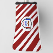 Iowa vlag golfheadcover (Draai 90)