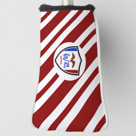 Iowa vlag golfheadcover (Draai 90)