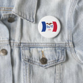 Iowa Vlag Knop Ronde Button 5,7 Cm (In situ)