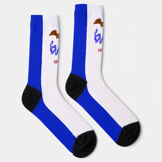Iowa vlag sokken (Rechts)
