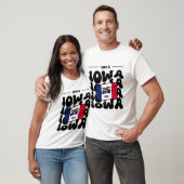 Iowa vlag VS T-shirt (Unisex)