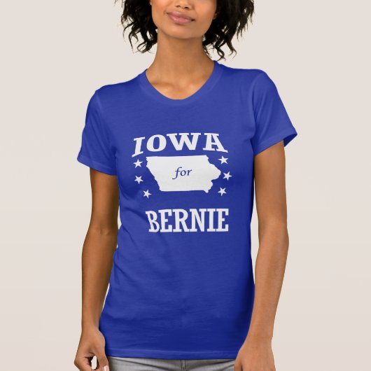 IOWA VOOR BERNIE SANDERS T-SHIRT (Voorkant)