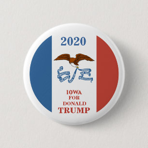 Iowa voor Donald Trump 2020 Ronde Button 5,7 Cm