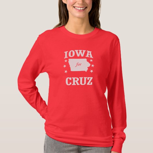 IOWA VOOR TED CRUZ T-SHIRT (Voorkant)