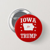 IOWA VOOR TRUMP RONDE BUTTON 5,7 CM (Voorkant /achterkant)