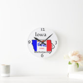 Iowa Wall Clock Ronde Klok (Huis)
