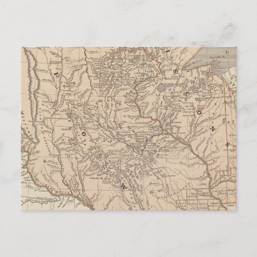 Iowa, Wisconsin Briefkaart (Voorkant)