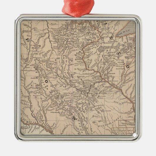 Iowa, Wisconsin Metalen Ornament (Voorkant)