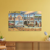 IowaLarge Letter ScenesIowa Canvas Afdruk (Insitu (Woonkamer))