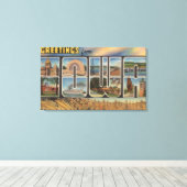 IowaLarge Letter ScenesIowa Canvas Afdruk (Insitu (Houten vloer))