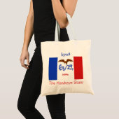 Iowan Flag Bag Tote Bag (Voorkant (product))
